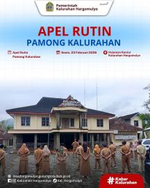 APEL PAGI PAMONG KALURAHAN, 23 FEBRUARI 2026